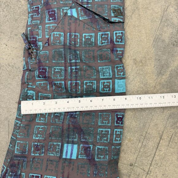 DC ACE K Snowboarding Pants Girls Size Medium Teal Purple AOP - Picture 4 of 16